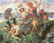 Lovis Corinth Ariadne auf Naxos oil painting